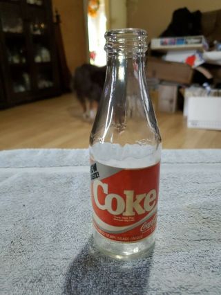 Coke Sample Coca Cola Bottle 1980 