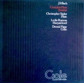 Gale 2 - Lps Gmfd - 2 - 76 - 002 - 3: J.  S.  Bach - Complete Flute Sonatas - 1976 Deu