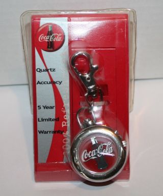 Coca - Cola Pocket Watch In Package (mib) 2001