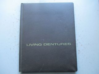 Living Dentures - Large - Size 1959 Color Photo Promo Book For Dentists