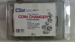 Mcgill Mc Gill Mechanical 4 Barrel Coin Changer Taco Stand Lunch Truck
