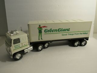 Vintage Nylint Green Giant Gmc 18 Wheeler Semi - Truck W/trailer