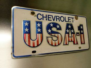 Vintage Chevrolet Usa - 1 License Plate 1970 