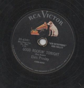 78 Rpm Elvis Presley - Good Rockin’ Tonight On Rca Victor