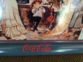 Vintage Coca Cola “Soda Fountain” Metal Tray 3