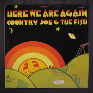 Country Joe & The Fish: Here We Are Again Lp (insert,  Promo Toc) Rock & Pop