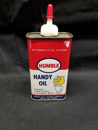 Vintage Humble Handy Oil Handy Oiler 4oz Can