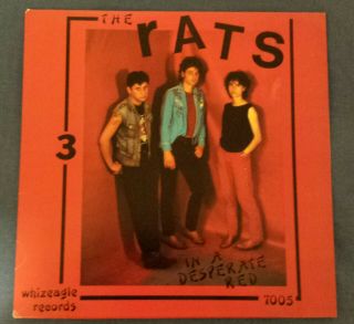 Rats In A Desperate Red 1st Press Whizeagle Fred Cole Dead Moon Kbd