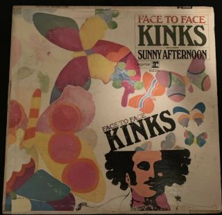 The Kinks: Face To Face Vinyl Vg/vg 1966 1st Pressing