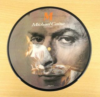 Rare Madness Michael Caine 1984 7 " Picture Disc Single Vinyl Ex