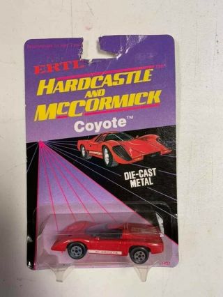 Vintage Hardcastle And Mccormick Tv Show Coyote Car By Ertl Moc Mip 1/64 Hot Whe