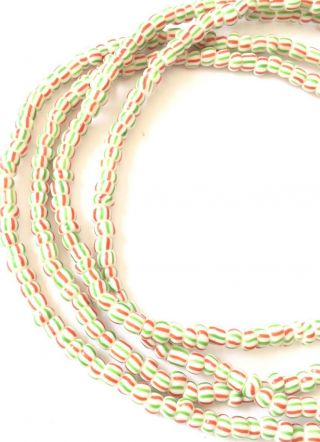Fine Green & Peppermint Waist Beads,  Trade Beads - Ghana 2