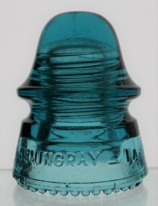 Hemi - Blue Cd 160 Hemingray - 14 Made In U.  S.  A.  Baby Signal Glass Insulator