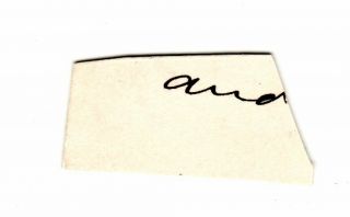 Theodore Roosevelt Autograph Clip Document - U.  S.  President (teddy Roosevelt) 2