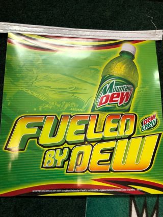 Mountain Dew racing rare JEREMY MAYFIELD “FUELED BY DEW” pennants 3