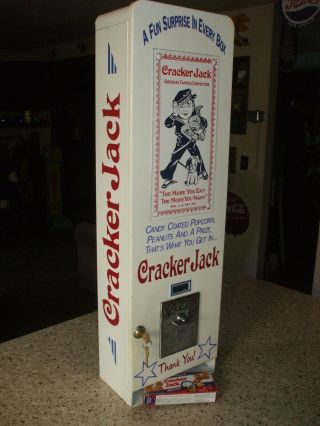 Crackerjack Theme Vending Machine Popcorn Peanuts Arcade Baseball Candy Nuts