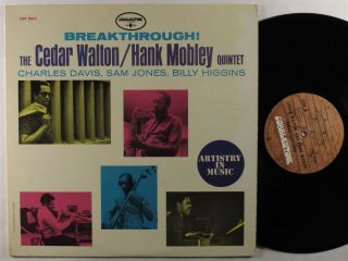Cedar Walton/hank Mobley Quintet Breakthrough Cobblestone Lp Vg,