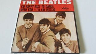 The Beatles Rare 45 & Pic Sleeve Capitol Swirl Label 5234 I 