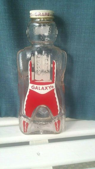 Vintage Space Age Bottle 1950 ' s - Spaceman/Robot Galaxy Syrup Bottle Bank 3