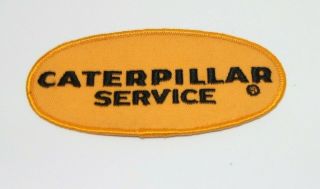 Vintage Caterpillar Service Patch Very Rare Hard To Find Nos