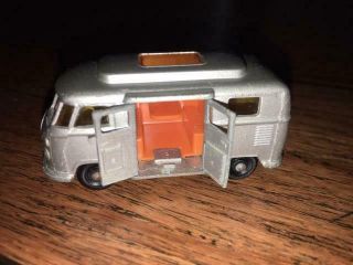 Vintage Lesney Matchbox No 34 Volkswagen Camper Van Diecast Car Toy - Vgc