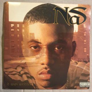 Nas It Was Written Lp 1st Press 1996 Dj Premier Lauryn Hill Mobb Deep Dr Dre Ex