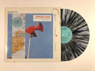 Depeche Mode Never Let Me Down Again 12 " Int126869 Ger 1987 Vg,  Marble Vinyl 6h