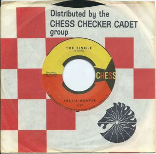Northern Soul R&b Popcorn 45 - Jackie Weaver " Tingle / Teenage Troubles " Chess