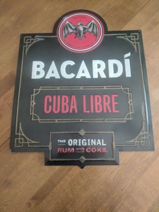 Bacardi Cuba Libre The Rum And Coker Metal Sign