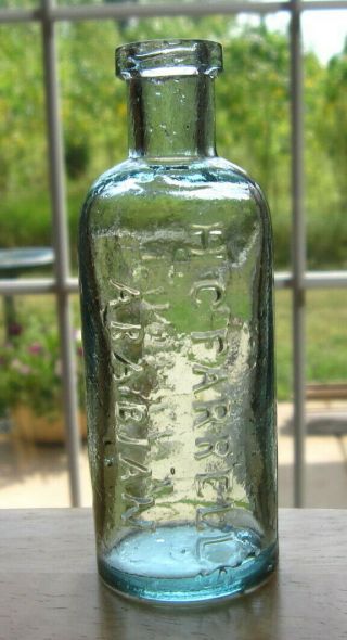 Old Medicine Bottle - H C Farrell Arabian Liniment Peoria Illinois - Drug Store