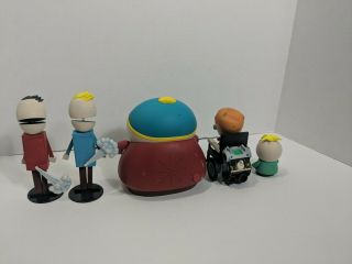 2006 Mezco South Park (5) Character Bundle Talking Eric Cartman,  Timmy,  Butters 6