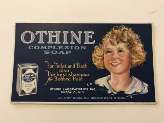 Vintage 1930s Othine Complexion Soap Buffalo Ny Advertising Blotter Eb - 1