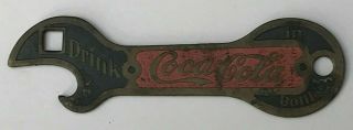 Vintage Coca Cola Turn Of The Century Bottle Opener