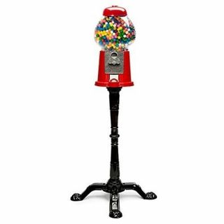 Gumball Machine Iron Stand Pedestal Only Bubble Gum Chewing Gift Black Gift