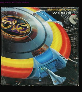 Vinyl Lp Electric Light Orchestra Out Of The Blue 2lp W/ Poster Ricker 1st Pr Nm