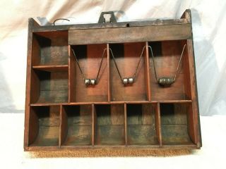 Vintage National Cash Register Company Wood Drawer Tray Bank Teller Drawer