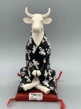Cow Parade “meditating Cow " Resin Figurine Item No.  7720 Westland Giftware