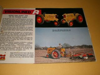 1952 Minneapolis Moline Pheasant Hunt Calendar Tractor Brochure Paxton Illinois 3