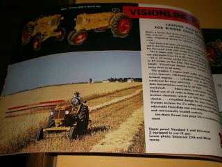 1952 Minneapolis Moline Pheasant Hunt Calendar Tractor Brochure Paxton Illinois 4