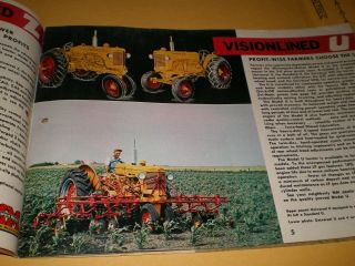 1952 Minneapolis Moline Pheasant Hunt Calendar Tractor Brochure Paxton Illinois 5