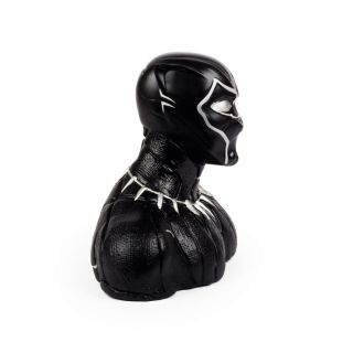 Black Panther Bust Ceramic Coin Bank - 11 " X 8 " -