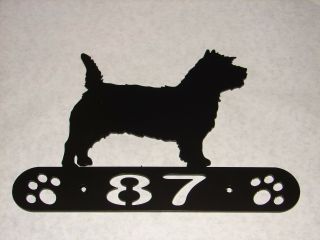 Australian Terrier Metal Address Plaque Dog Sign Home Pet K9 Decor