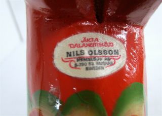 Vintage Nils Olsson Hand Crafted Wood Dala Horse SWEDEN w/ Label 7