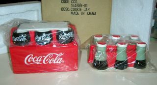 Coca Cola 6 Pack Porcelain Cookie Jar