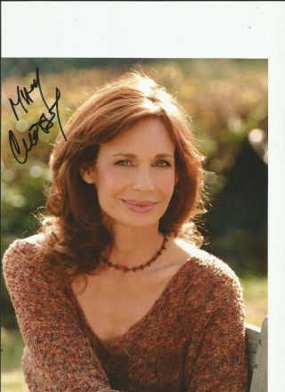 Dallas Actress Mary Crosby Signed 8 X 10 Photograph