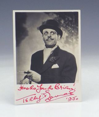 Ink Signed - Terry Thomas - British Comedy Actor Autographed Photograph