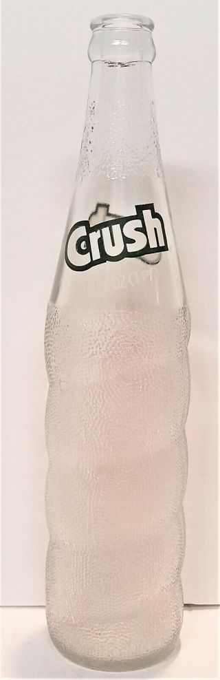 Vintage Crush 16oz Glass Soda Pop Bottle