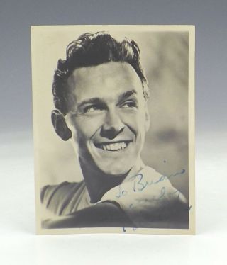 Ink Signed - Bill Kerr - Australian Comedy Actor Autographed Photograph