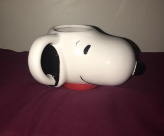Peanuts Snoopy Sculpted Ceramic Mug Coffee Cupin Box 16oz Hand Wash Only Vandor 3