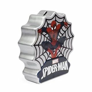 Spiderman Web Ceramic Coin Bank